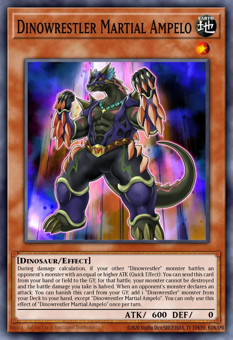 Carte Yu-Gi-Oh! Dinowrestler Martial Ampelo #006 — Chaos Impact