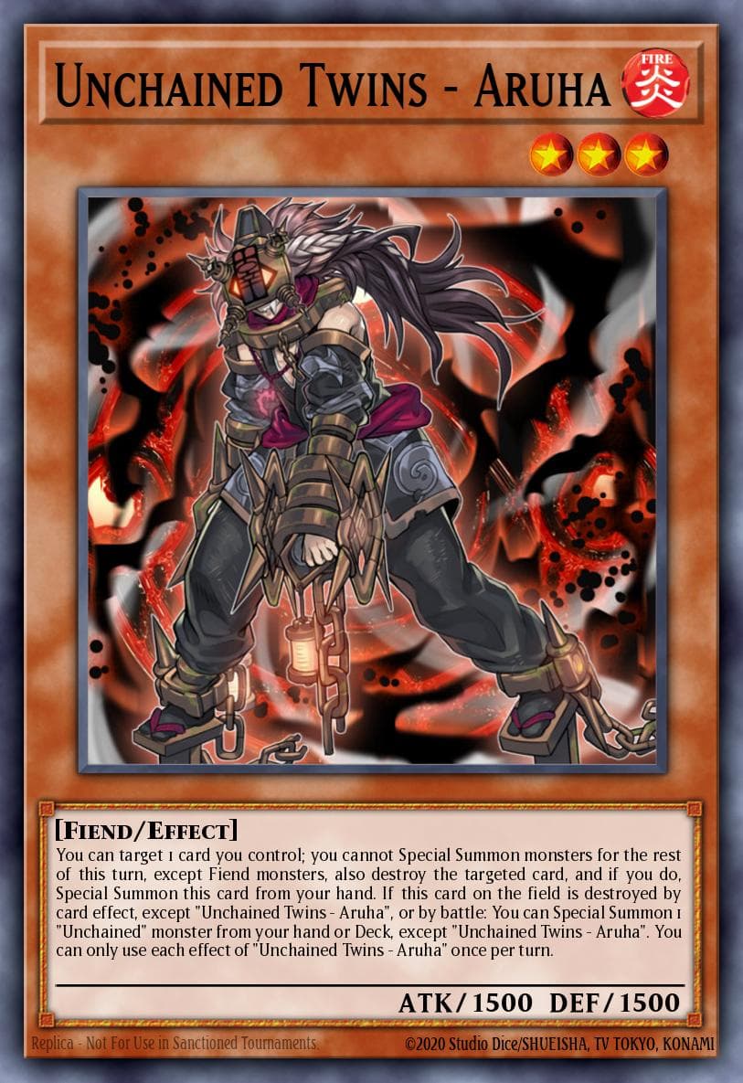 Carte Yu-Gi-Oh! Unchained Twins - Aruha #008 — Chaos Impact