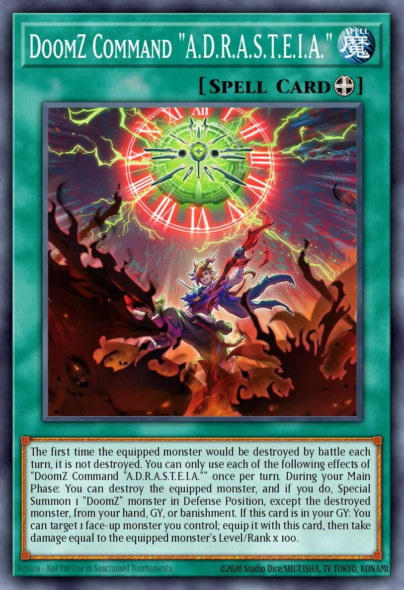 Carte Yu-Gi-Oh! DoomZ Command "A.D.R.A.S.T.E.I.A." #058 — Blazing Dominion