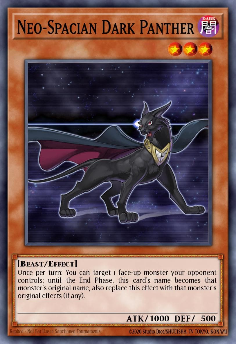 Carte Yu-Gi-Oh! Neo-Spacian Dark Panther #052 — Battles of Legend: Relentless Revenge