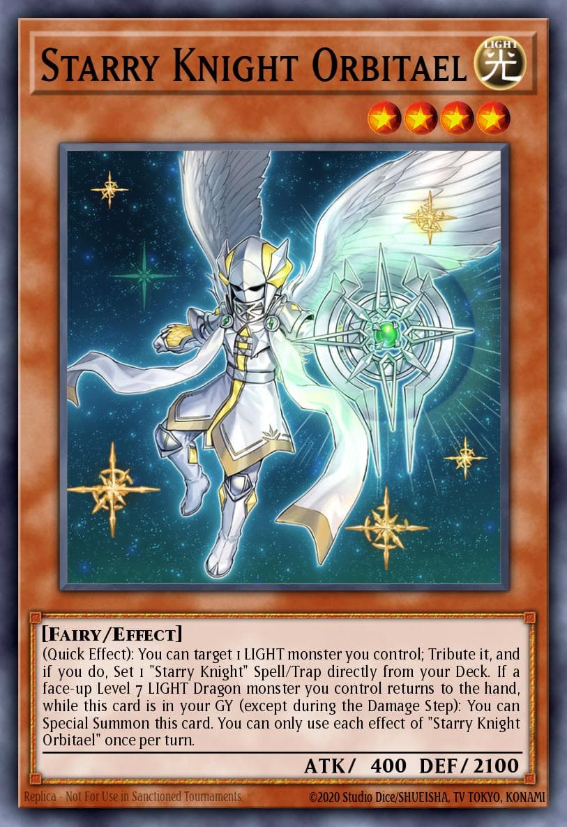 Carte Yu-Gi-Oh! Starry Knight Orbitael #027 — Burst of Destiny