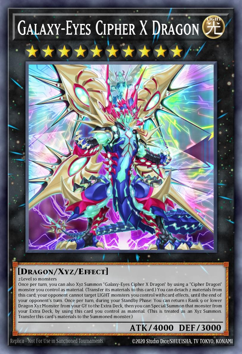 Carte Yu-Gi-Oh! Galaxy-Eyes Cipher X Dragon #101 — Battles of Legend: Glorious Gallery