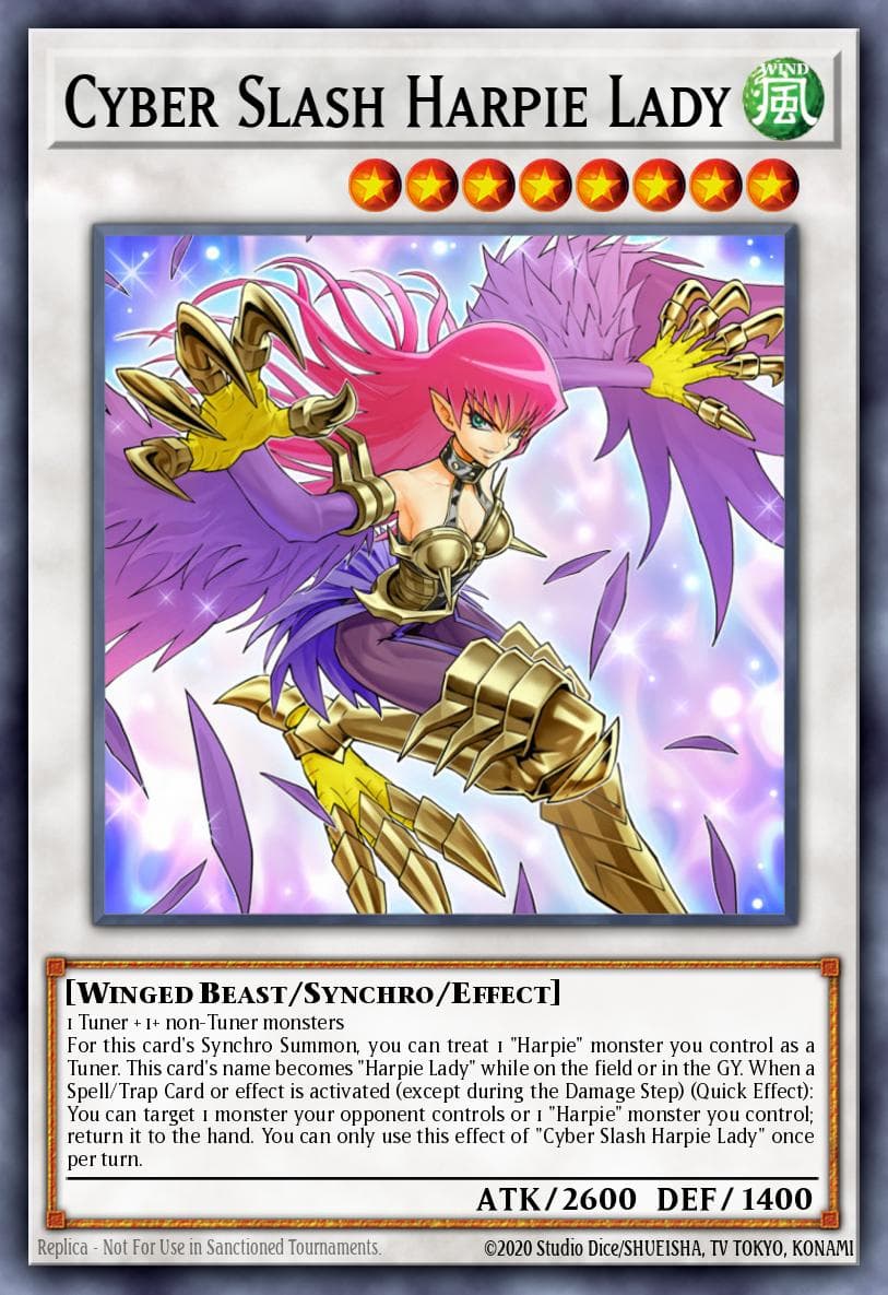 Carte Yu-Gi-Oh! Cyber Slash Harpie Lady #010 — Battles of Legend: Chapter 1