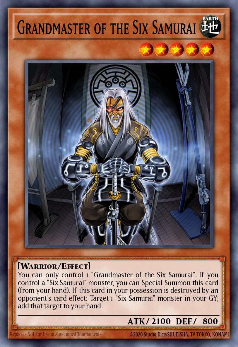 Carte Yu-Gi-Oh! Grandmaster of the Six Samurai #016 — Battle Pack Tournament Prize Cards