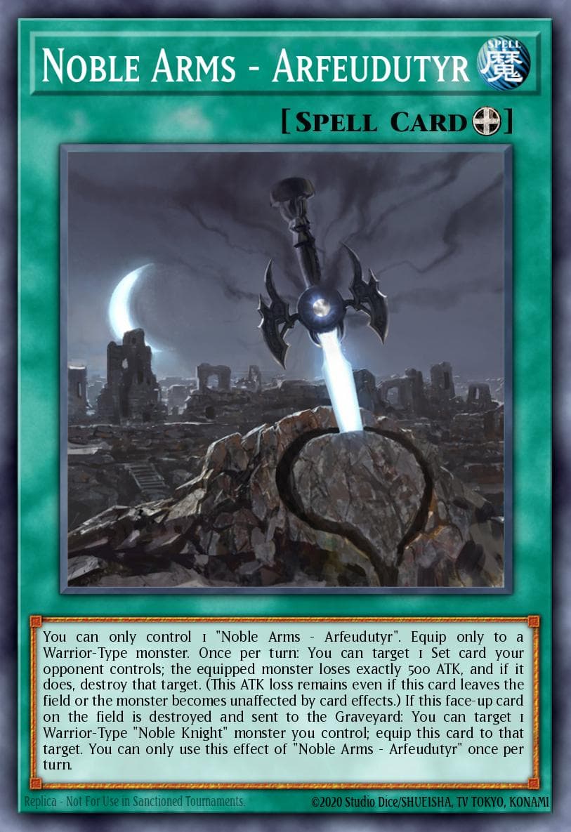 Carte Yu-Gi-Oh! Noble Arms - Arfeudutyr #086 — Abyss Rising