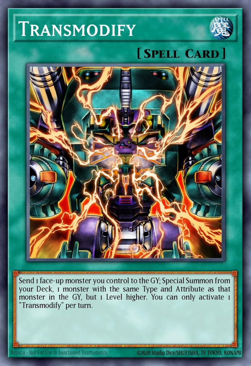 Carte Yu-Gi-Oh! Transmodify #077 — Battles of Legend: Light's Revenge
