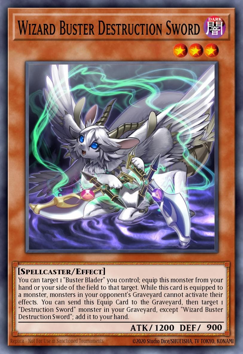 Carte Yu-Gi-Oh! Wizard Buster Destruction Sword #021 — Breakers of Shadow