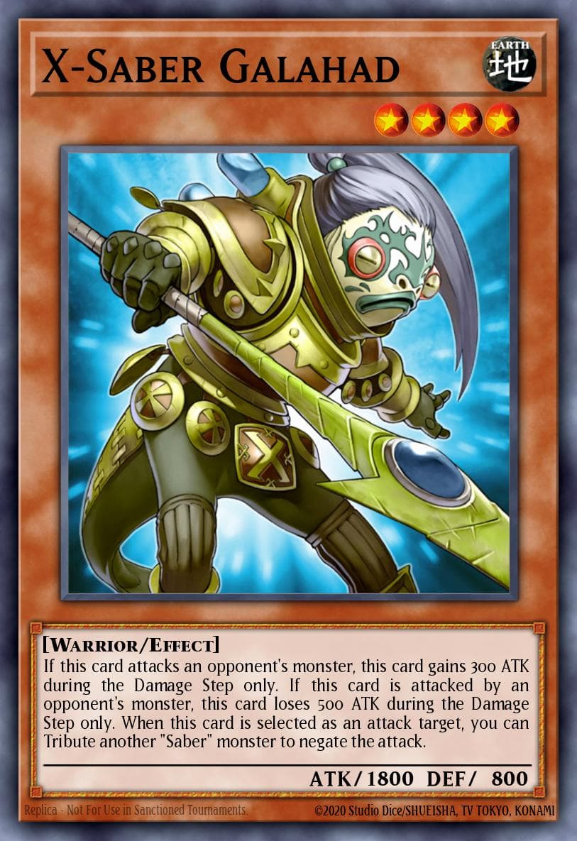 Carte Yu-Gi-Oh! X-Saber Galahad #013 — Starter Deck: Duelist Toolbox