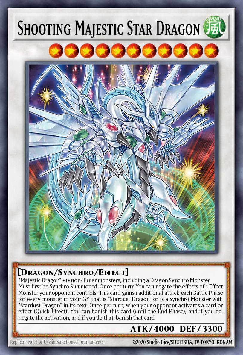 Carte Yu-Gi-Oh! Shooting Majestic Star Dragon #092 — Battles of Legend: Glorious Gallery