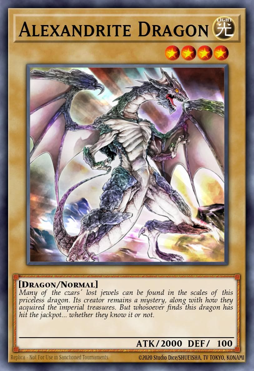 Carte Yu-Gi-Oh! Alexandrite Dragon #004 — Battle Pack 2: War of the Giants