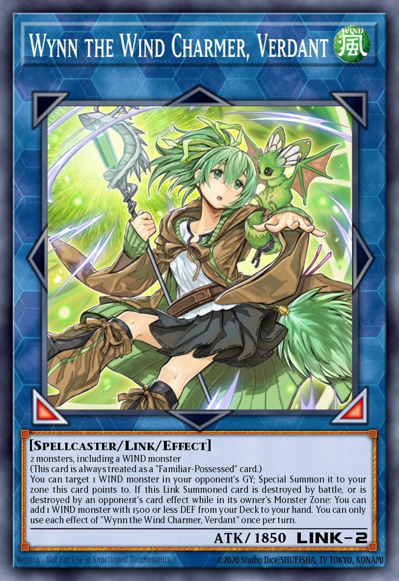 Carte Yu-Gi-Oh! Wynn the Wind Charmer, Verdant #044 — THE CHRONICLES DECK: Spirit Charmers (All-Foil Edition)