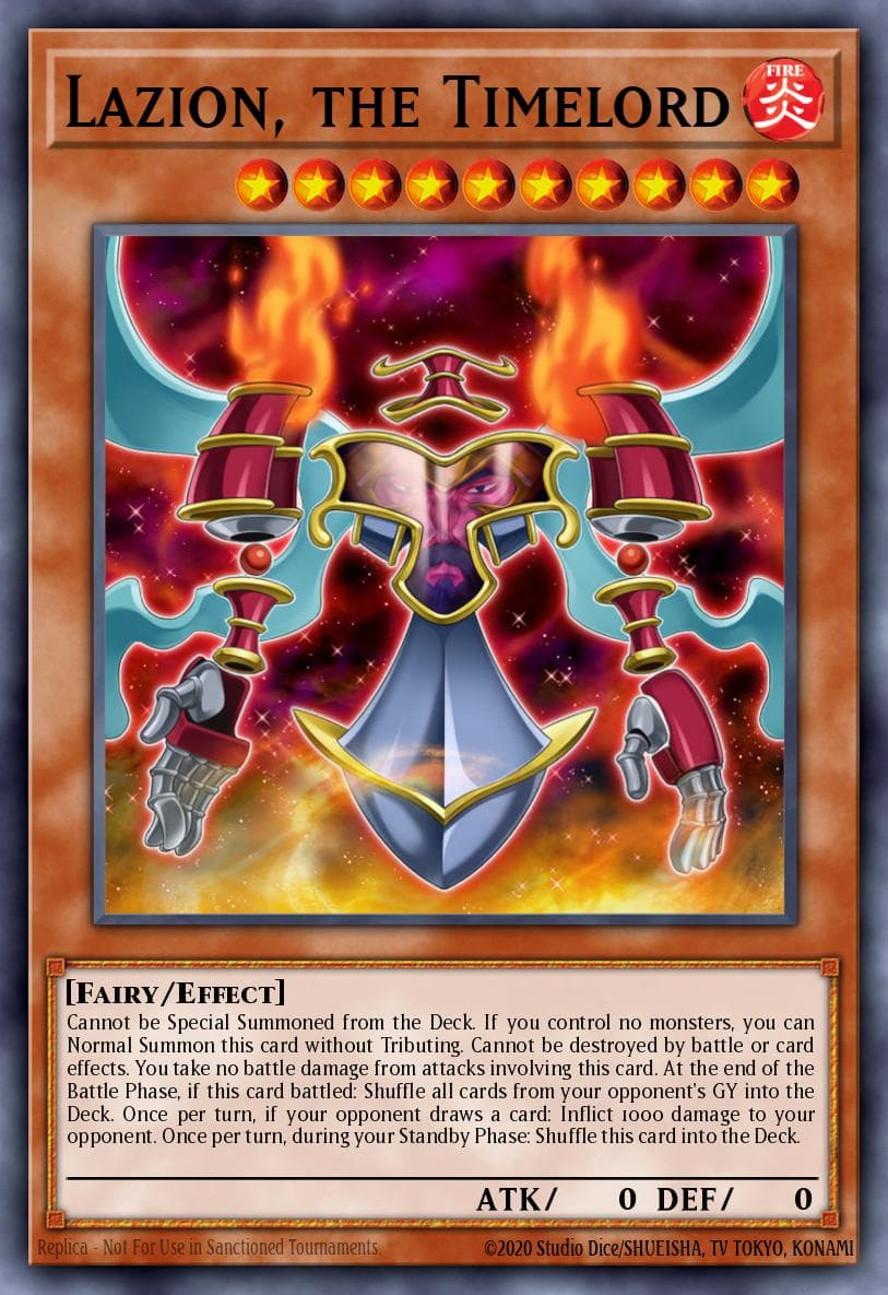 Carte Yu-Gi-Oh! Lazion, the Timelord #031 — Battles of Legend: Light's Revenge