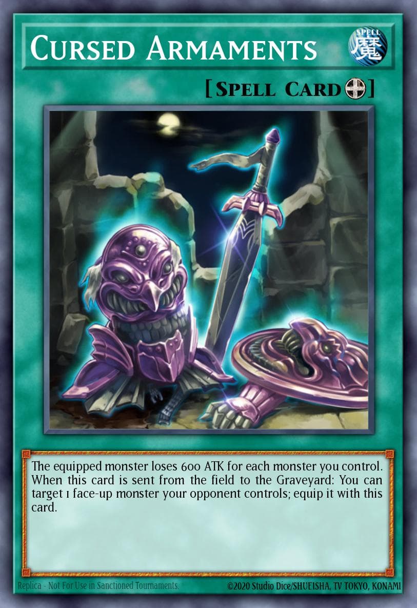 Carte Yu-Gi-Oh! Cursed Armaments #169 — Battle Pack 3: Monster League