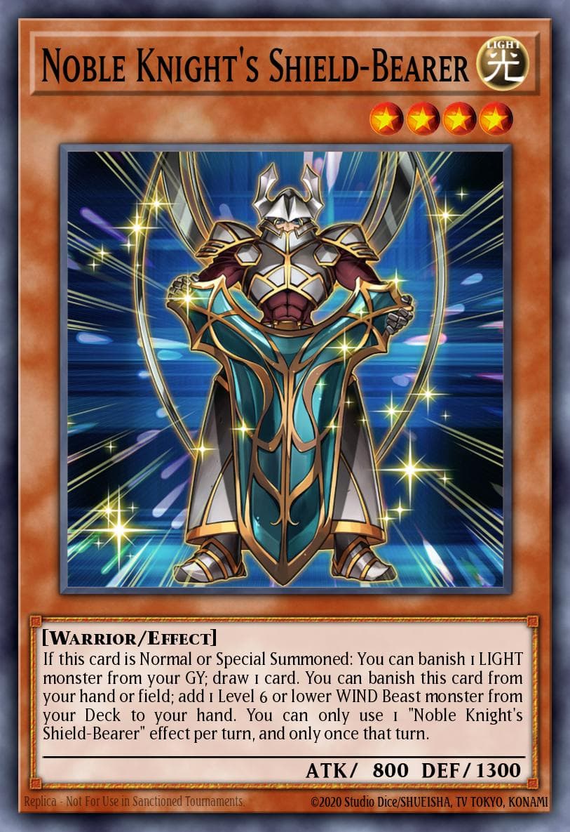 Carte Yu-Gi-Oh! Noble Knight's Shield-Bearer #017 — Brothers of Legend