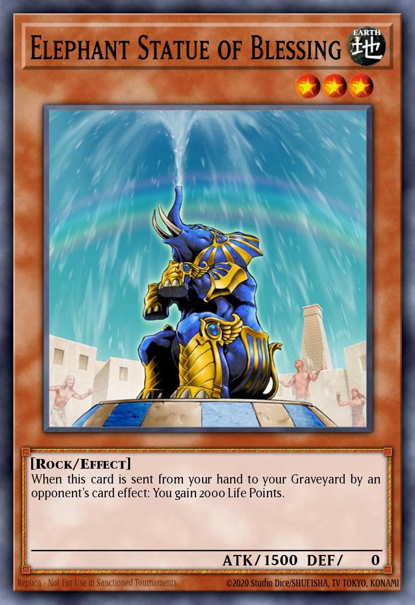 Carte Yu-Gi-Oh! Elephant Statue of Blessing #073 — Ancient Sanctuary