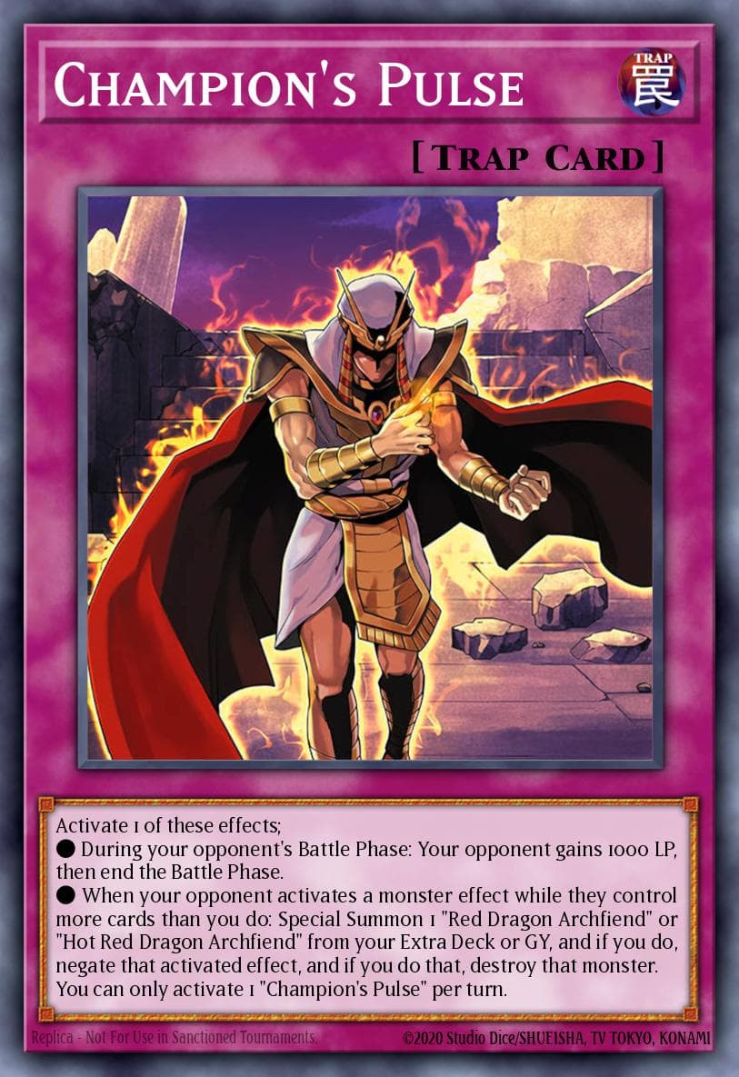 Carte Yu-Gi-Oh! Champion's Pulse #035 — Battles of Legend: Glorious Gallery