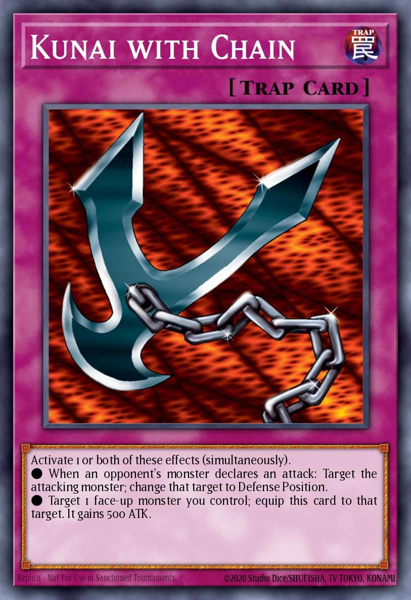 Carte Yu-Gi-Oh! Kunai with Chain #210 — Battle Pack 3: Monster League