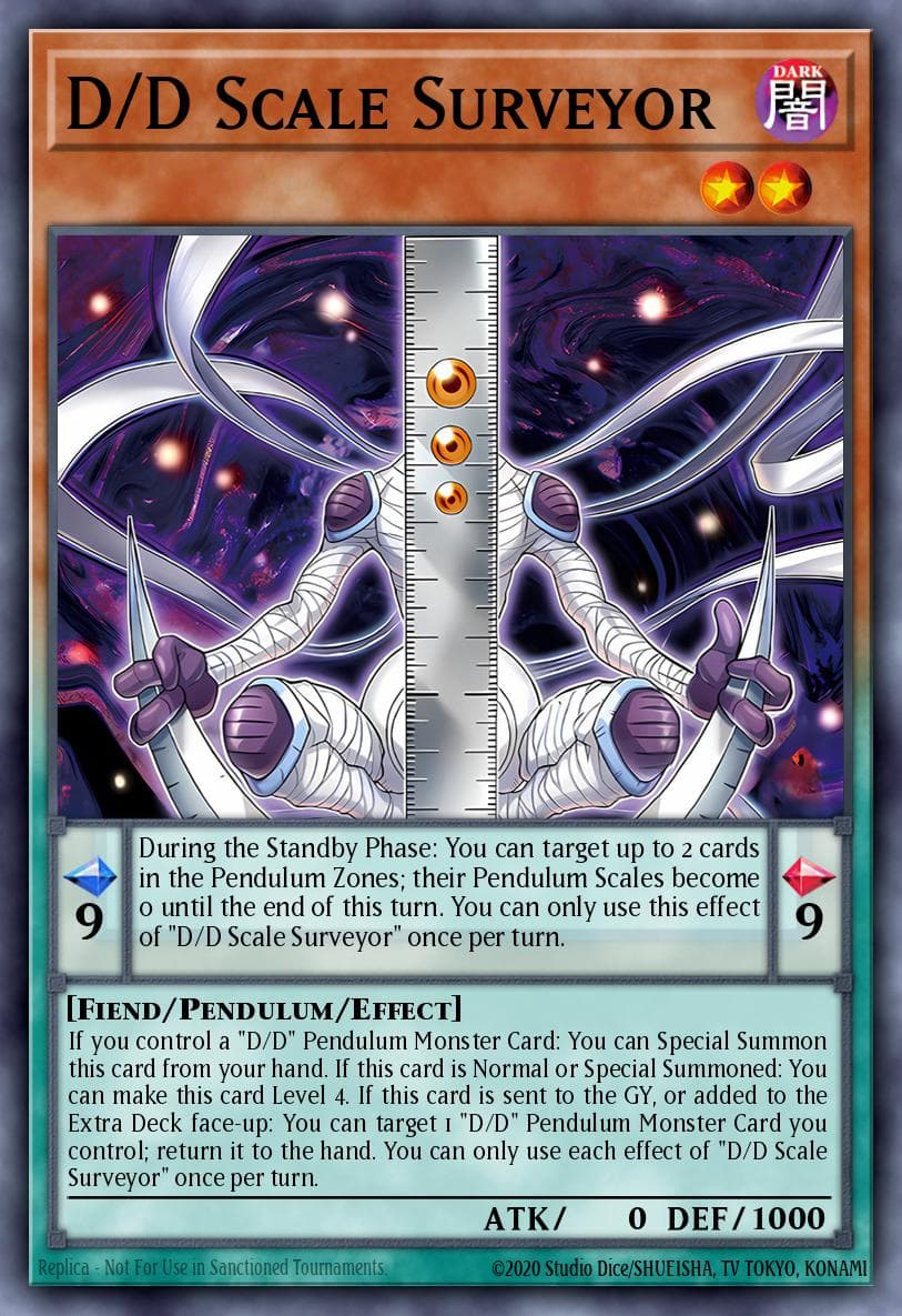 Carte Yu-Gi-Oh! D/D Scale Surveyor #042 — Battles of Legend: Monster Mayhem