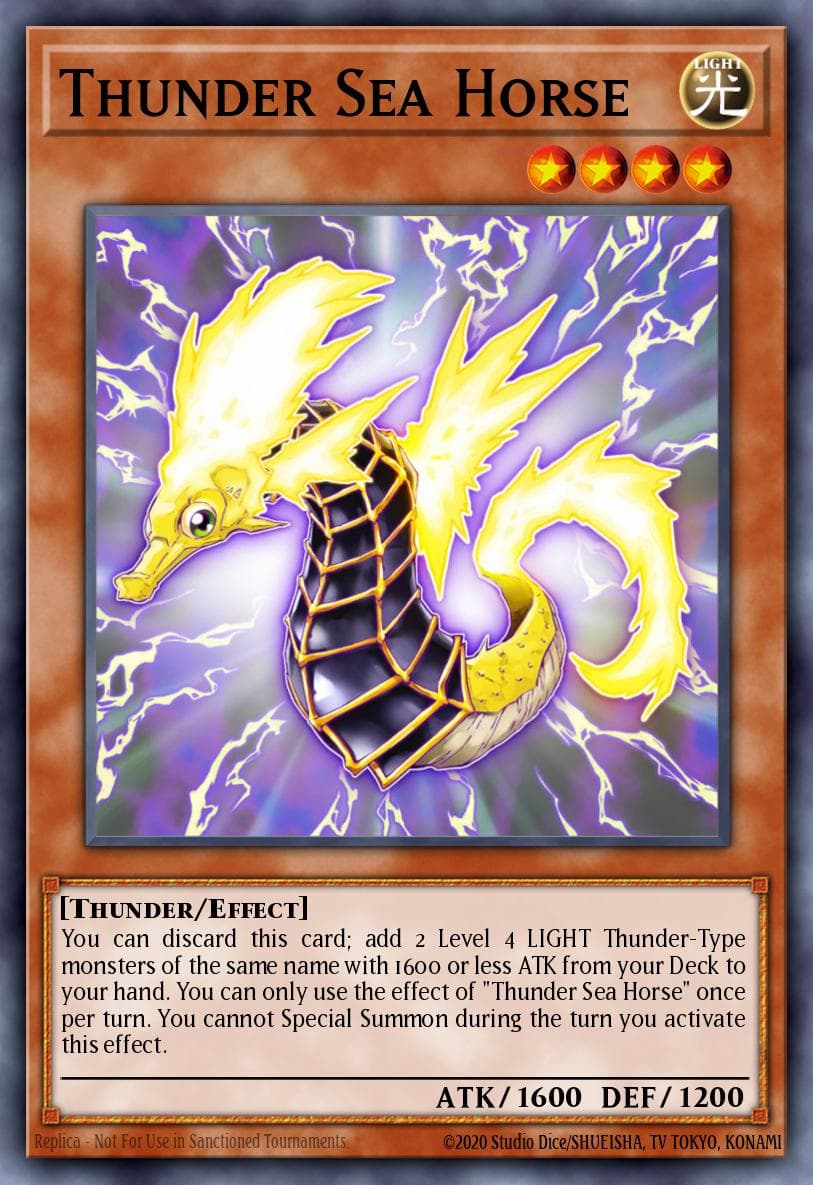 Carte Yu-Gi-Oh! Thunder Sea Horse #098 — Abyss Rising