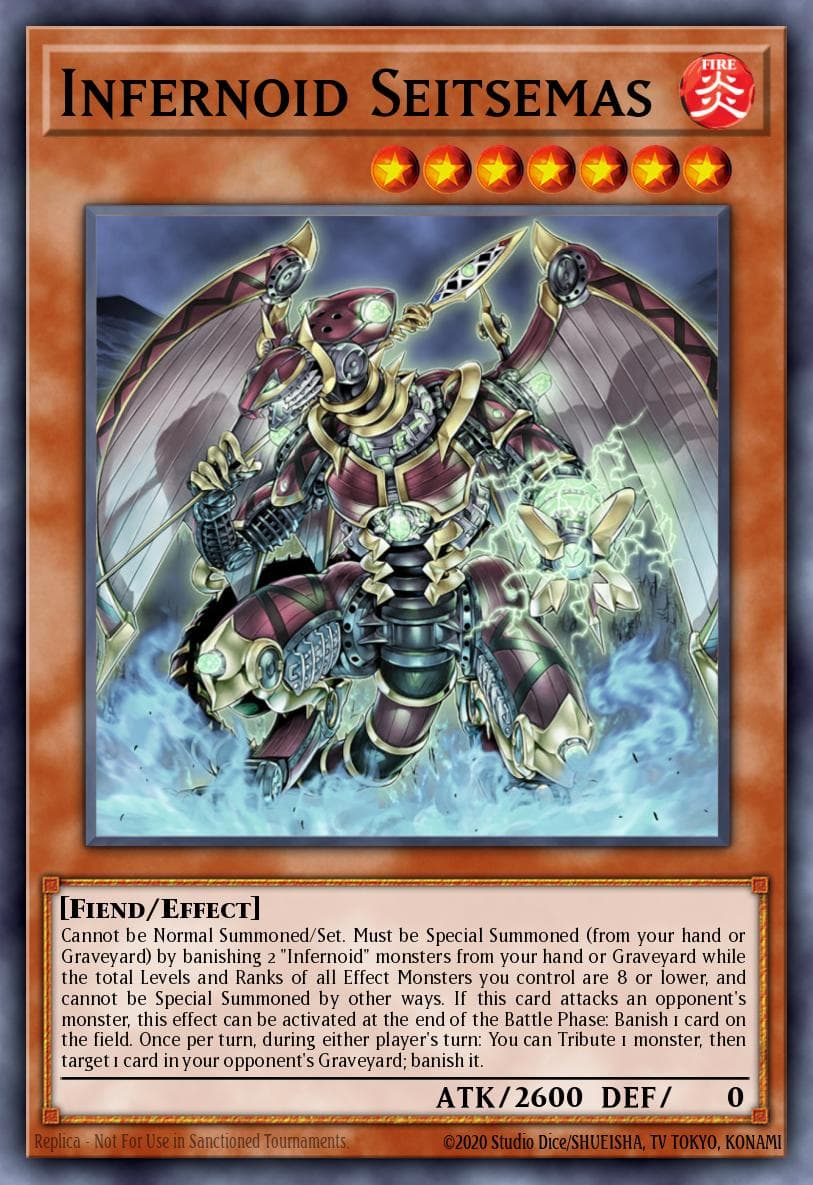 Carte Yu-Gi-Oh! Infernoid Seitsemas #063 — Battles of Legend: Terminal Revenge