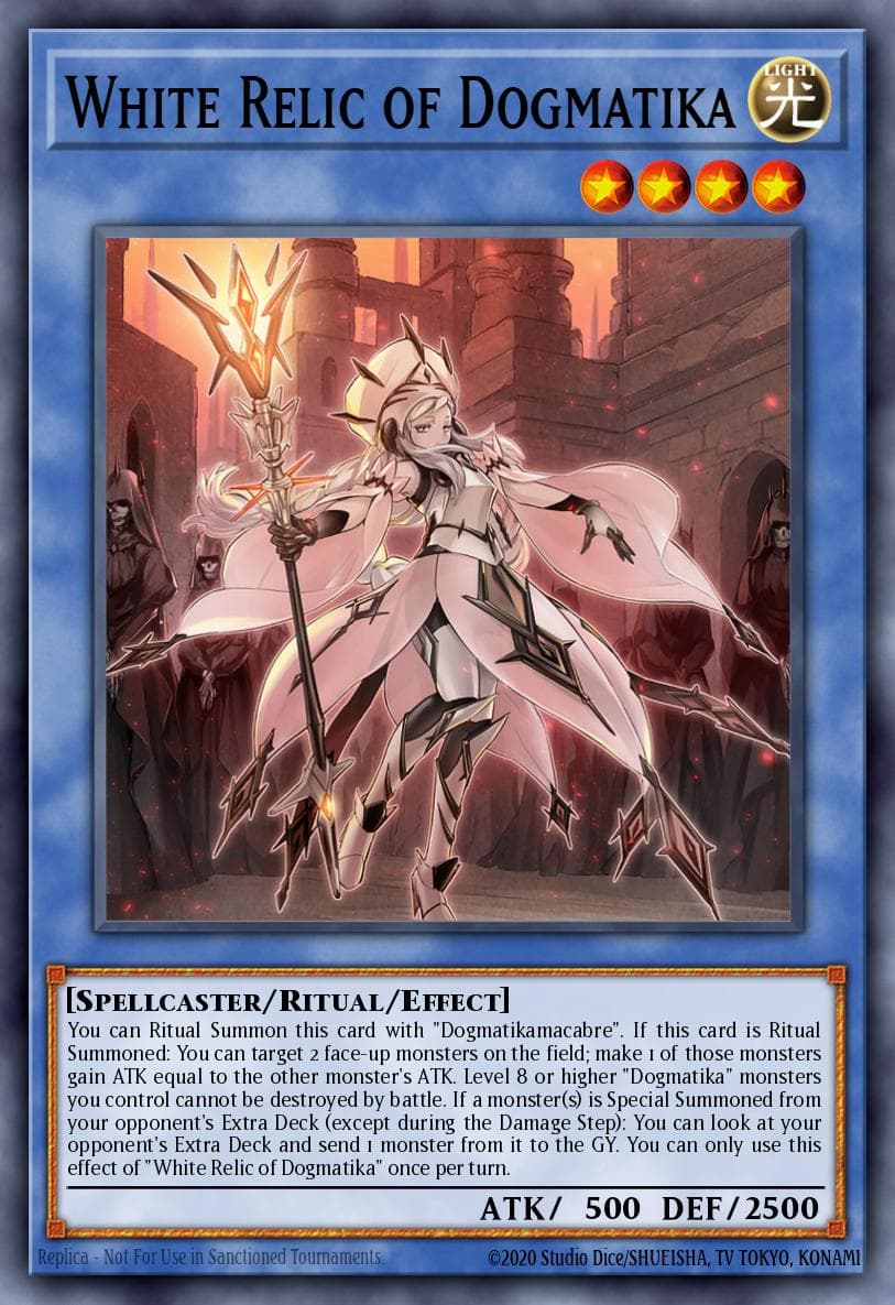 Carte Yu-Gi-Oh! White Relic of Dogmatika #035 — Battle of Chaos