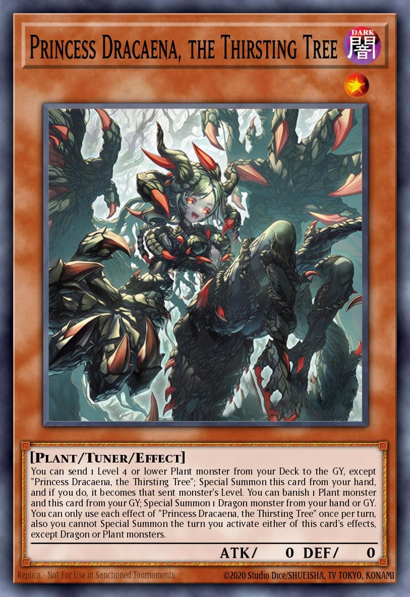 Carte Yu-Gi-Oh! Princess Dracaena, the Thirsting Tree #027 — Blazing Dominion