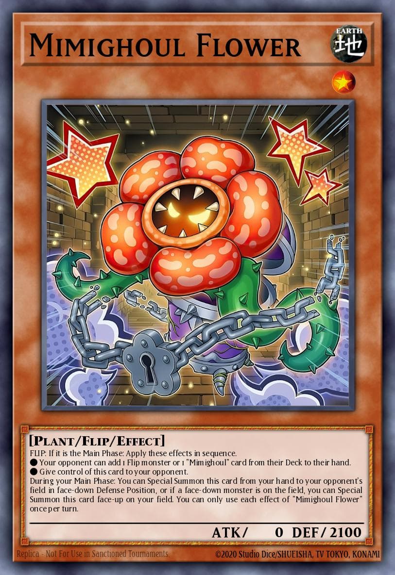 Carte Yu-Gi-Oh! Mimighoul Flower #017 — Blazing Dominion