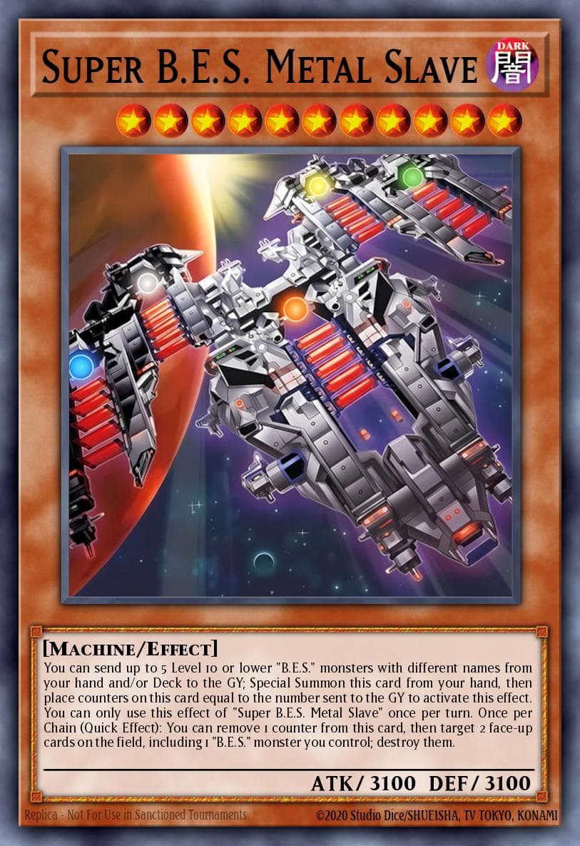 Carte Yu-Gi-Oh! Super B.E.S. Metal Slave #022 — Burst Protocol