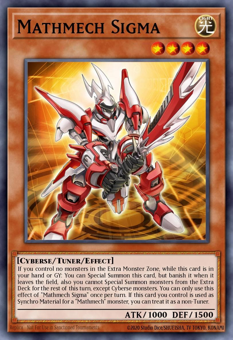 Carte Yu-Gi-Oh! Mathmech Sigma #060 — Battles of Legend: Monstrous Revenge