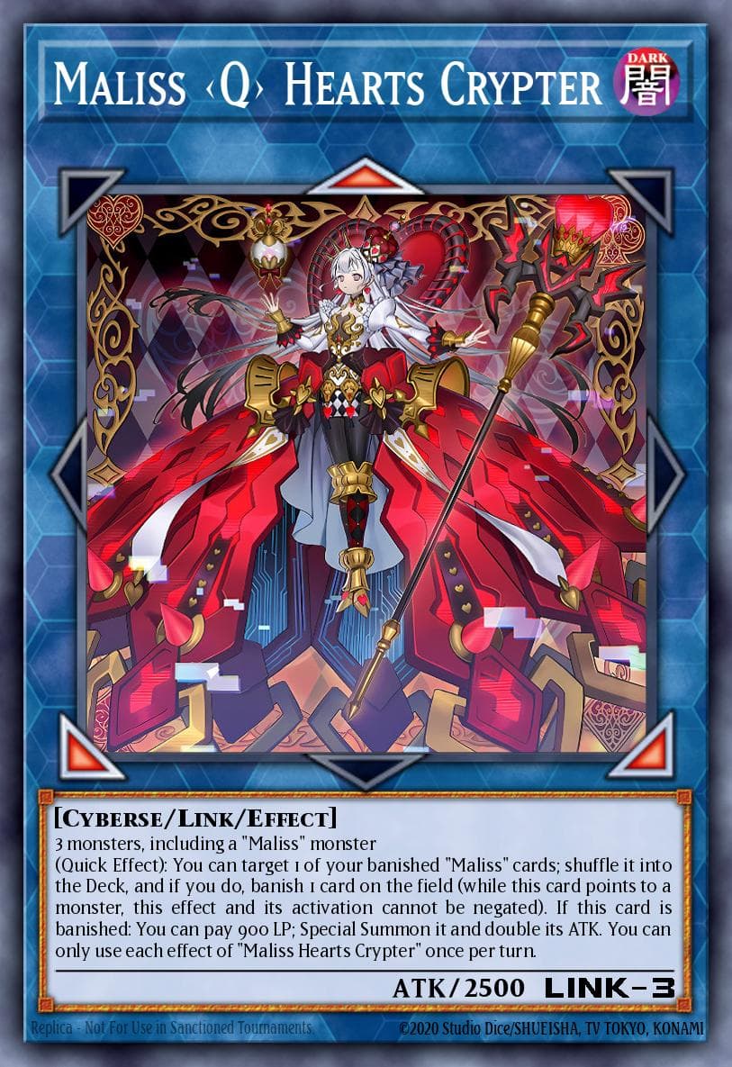 Carte Yu-Gi-Oh! Maliss <Q> Hearts Crypter #016 — Limited Pack World Championship 2025