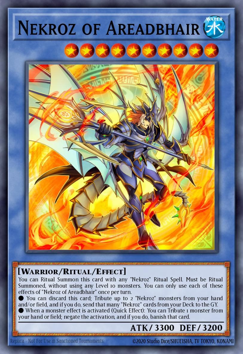 Carte Yu-Gi-Oh! Nekroz of Areadbhair #135 — Battles of Legend: Monster Mayhem