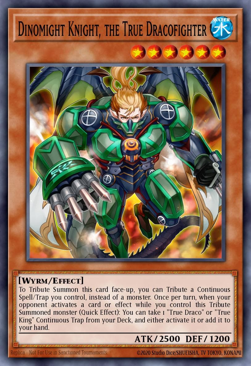 Carte Yu-Gi-Oh! Dinomight Knight, the True Dracofighter #126 — Battles of Legend: Monster Mayhem