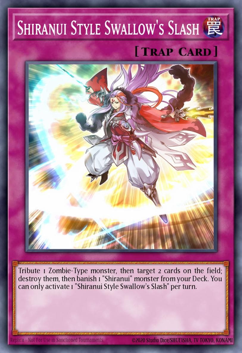 Carte Yu-Gi-Oh! Shiranui Style Swallow's Slash #075 — Breakers of Shadow