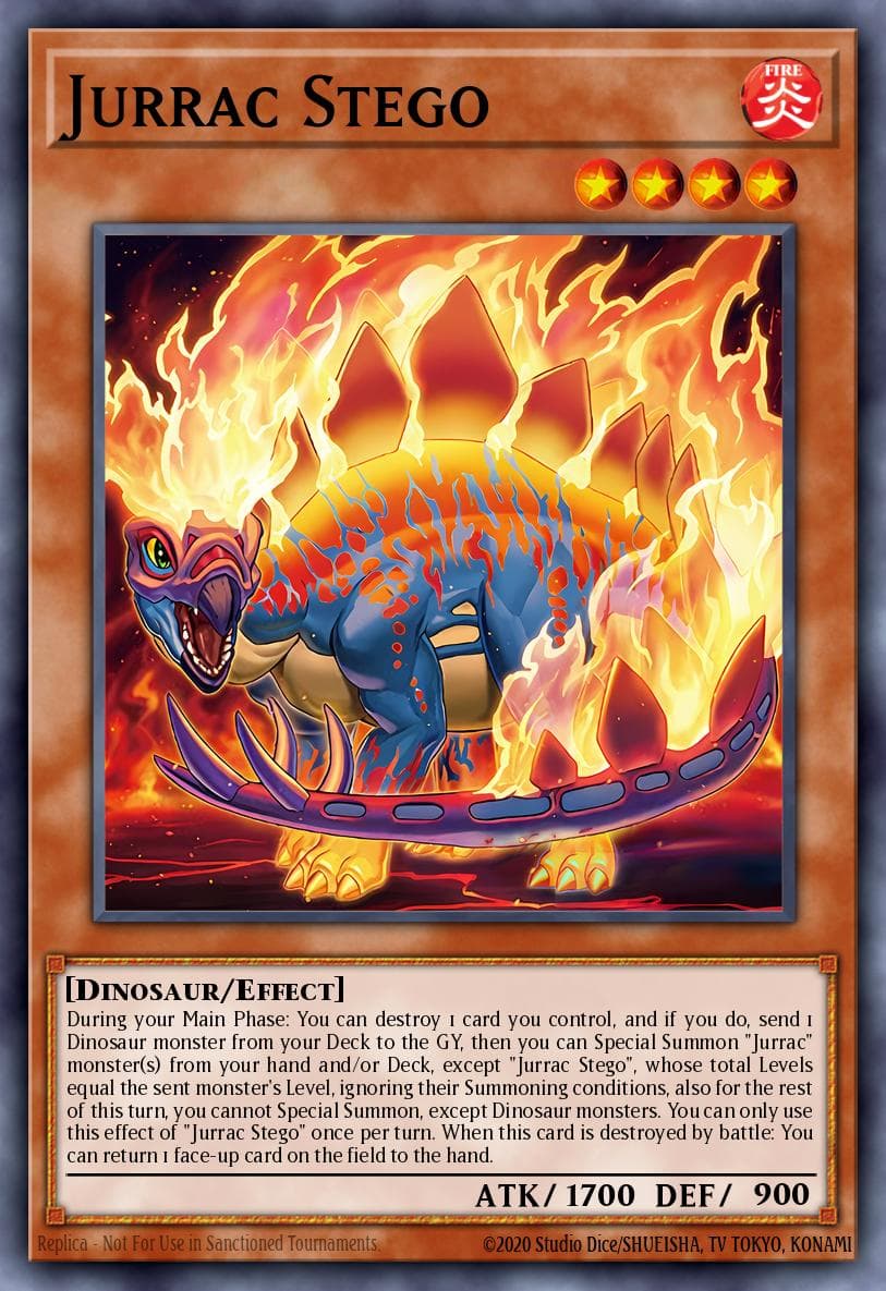 Carte Yu-Gi-Oh! Jurrac Stego #017 — Battles of Legend: Monster Mayhem
