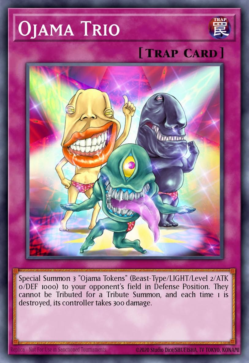 Carte Yu-Gi-Oh! Ojama Trio #010 — Battles of Legend: Monster Mayhem