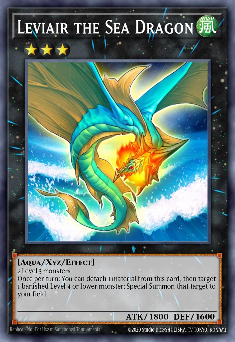 Carte Yu-Gi-Oh! Leviair the Sea Dragon #117 — Battle Pack 3: Monster League