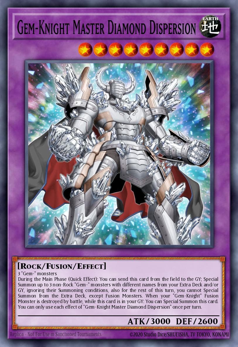 Carte Yu-Gi-Oh! Gem-Knight Master Diamond Dispersion #020 — Battles of Legend: Monster Mayhem