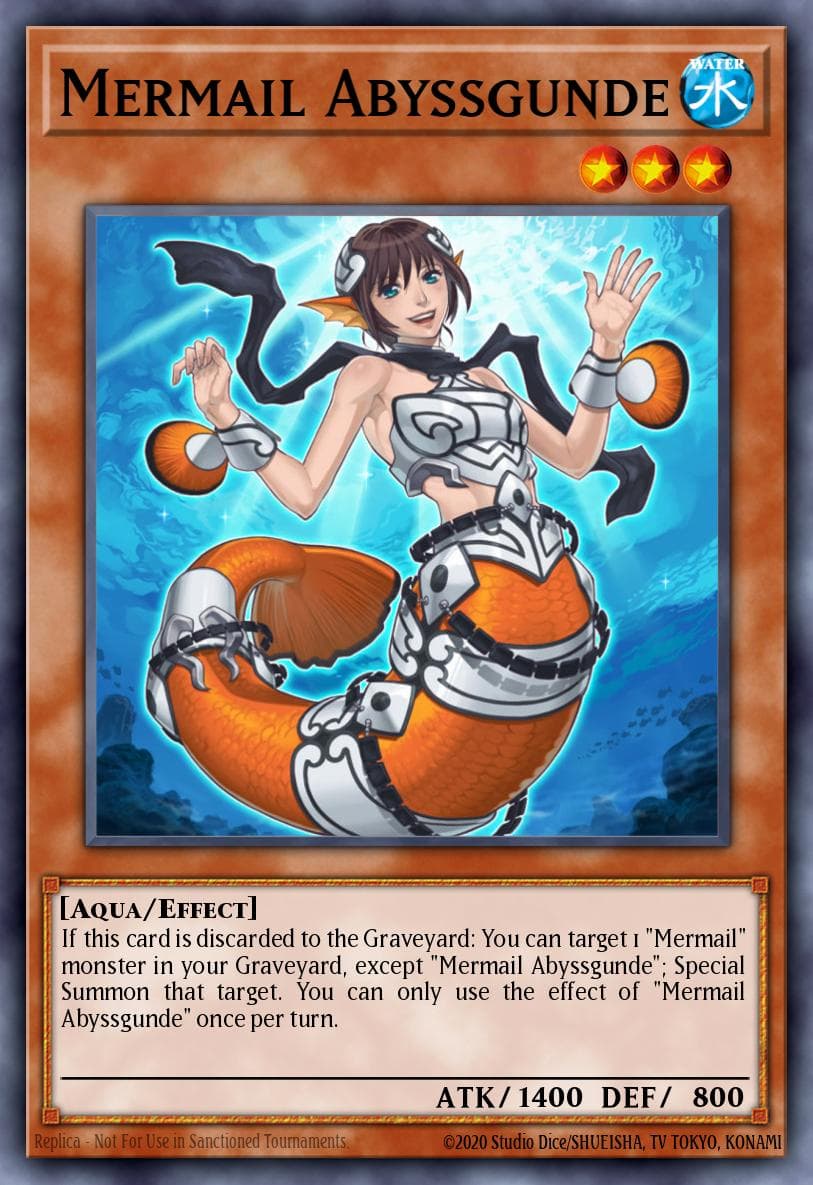 Carte Yu-Gi-Oh! Mermail Abyssgunde #005 — Astral Pack Three