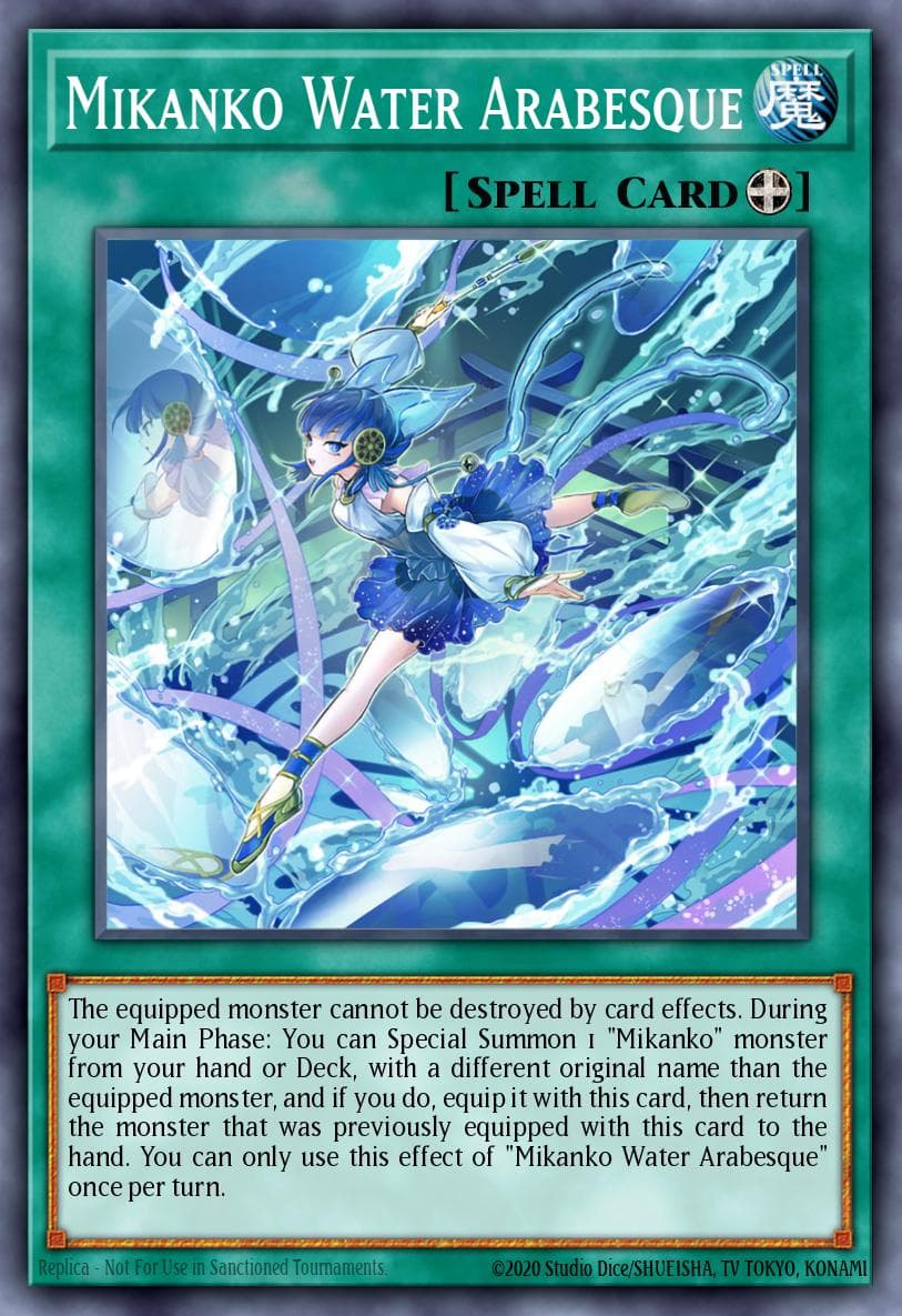 Carte Yu-Gi-Oh! Mikanko Water Arabesque #032 — Amazing Defenders