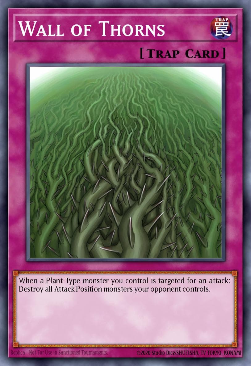 Carte Yu-Gi-Oh! Wall of Thorns #013 — Astral Pack Three