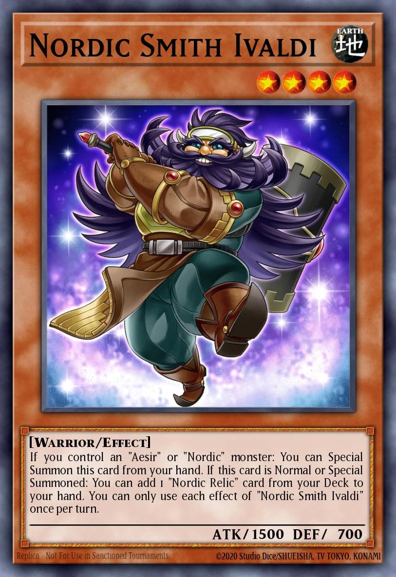 Carte Yu-Gi-Oh! Nordic Smith Ivaldi #012 — Battle of Chaos