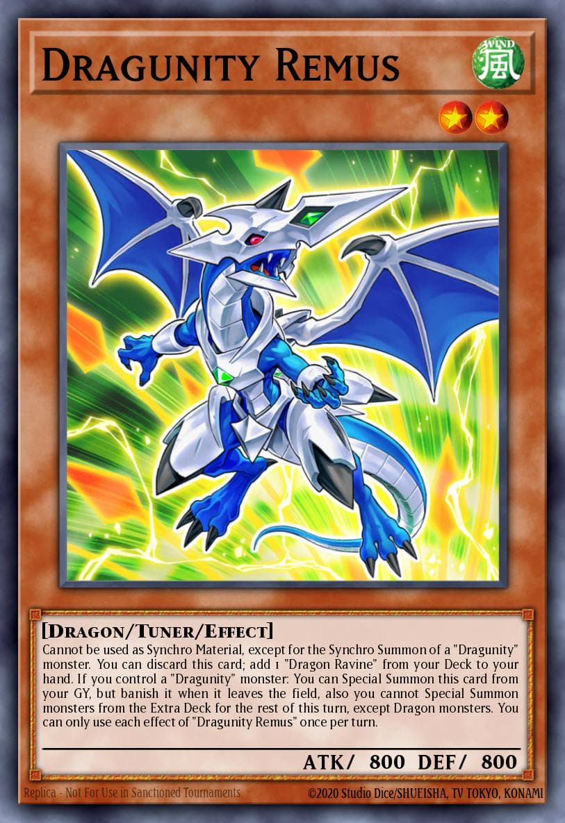 Carte Yu-Gi-Oh! Dragunity Remus #076 — Battles of Legend: Glorious Gallery