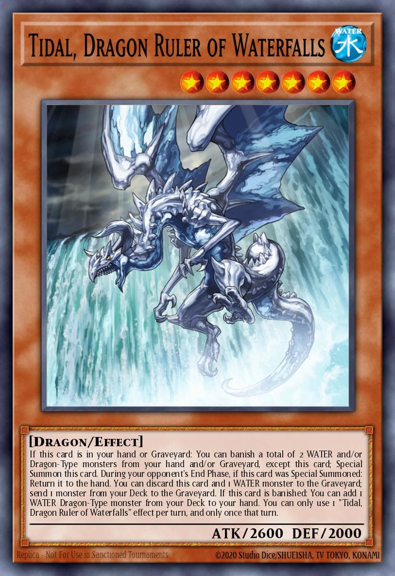 Carte Yu-Gi-Oh! Tidal, Dragon Ruler of Waterfalls #118 — Battles of Legend: Monster Mayhem
