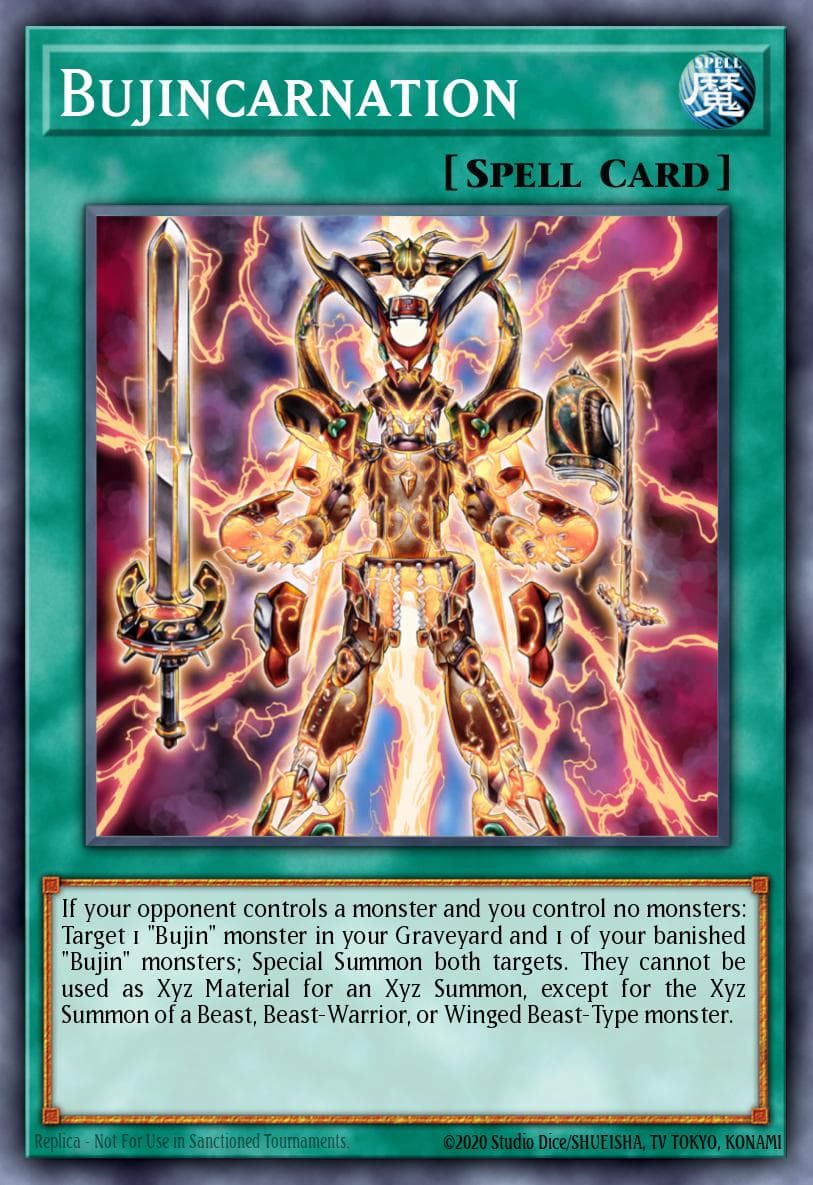 Carte Yu-Gi-Oh! Bujincarnation #012 — Astral Pack Six