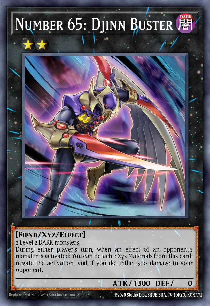 Carte Yu-Gi-Oh! Number 65: Djinn Buster #079 — Battles of Legend: Monstrous Revenge