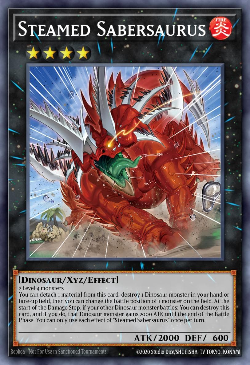 Carte Yu-Gi-Oh! Steamed Sabersaurus #050 — Alliance Insight