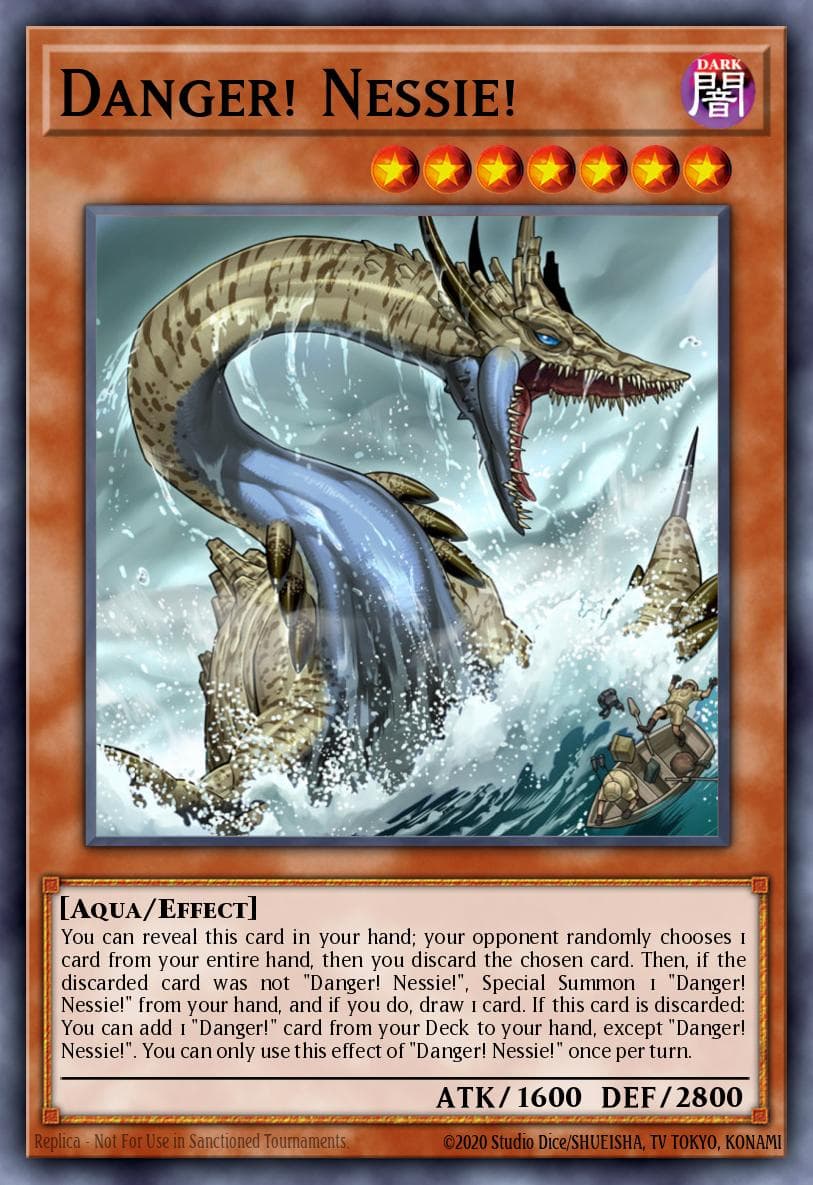 Carte Yu-Gi-Oh! Danger! Nessie! #059 — Battles of Legend: Monstrous Revenge