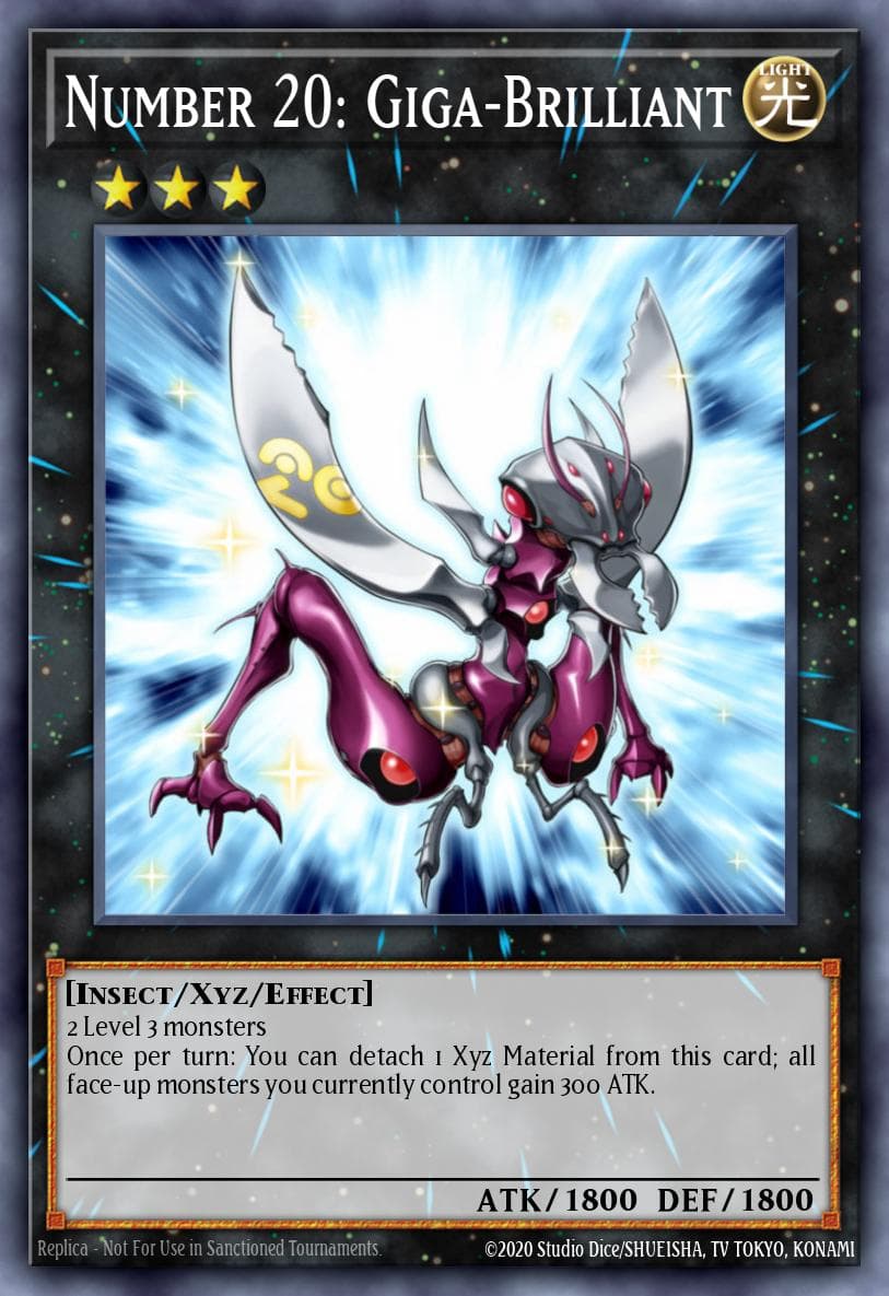 Carte Yu-Gi-Oh! Number 20: Giga-Brilliant #119 — Battle Pack 3: Monster League