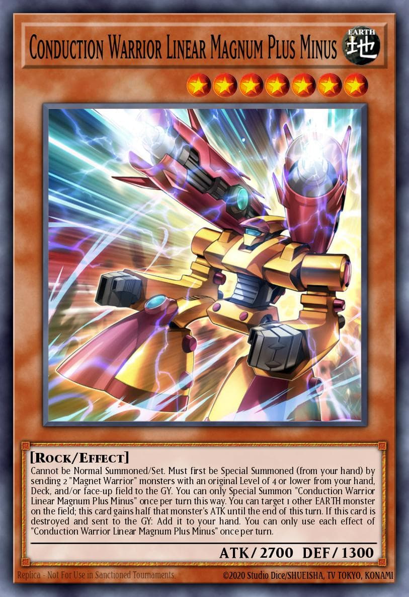 Carte Yu-Gi-Oh! Conduction Warrior Linear Magnum Plus Minus #099 — Burst Protocol