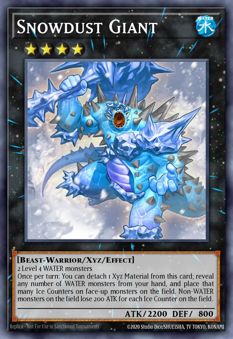 Carte Yu-Gi-Oh! Snowdust Giant #049 — Abyss Rising